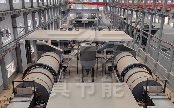 藥渣烘干設備運行現(xiàn)場